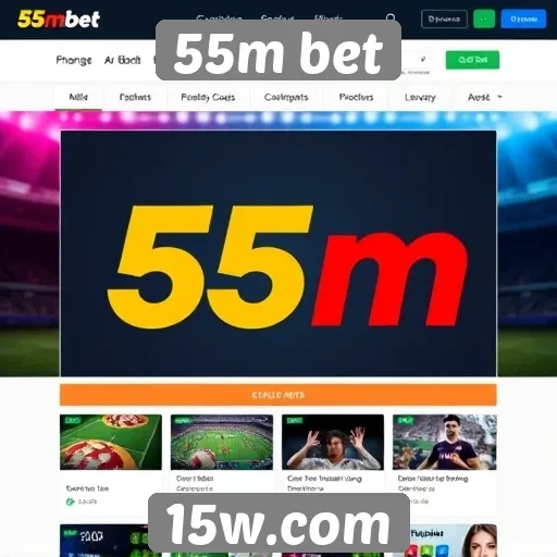 Recursos e funcionalidades do site 55m bet